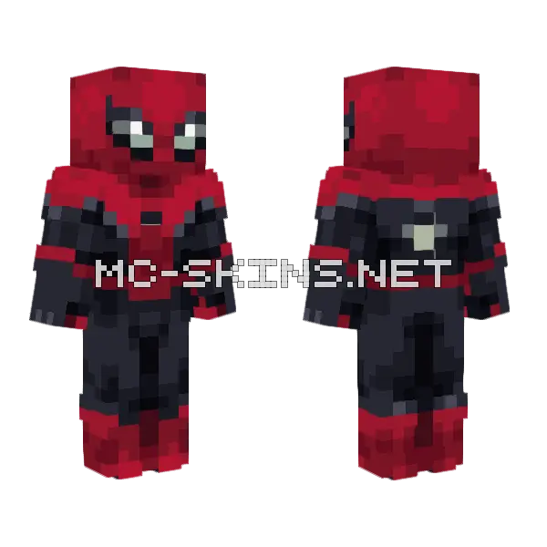 Far From Home Spider-Man Minecraft skin, front and back