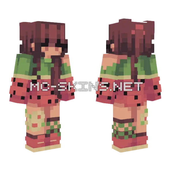 Far Out Skin Minecraft skin, front and back