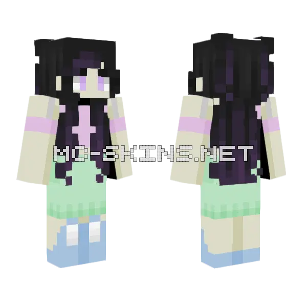 Farm Witch Minecraft skin, front and back