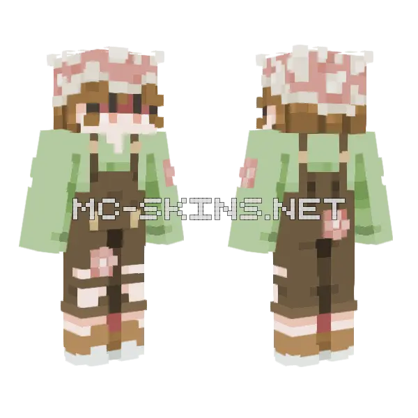Farmer Friend RCE Minecraft skin, front and back