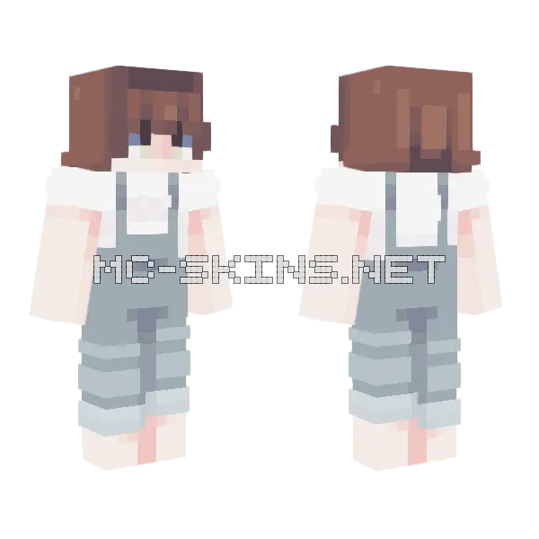 Farmzzz Minecraft skin, front and back