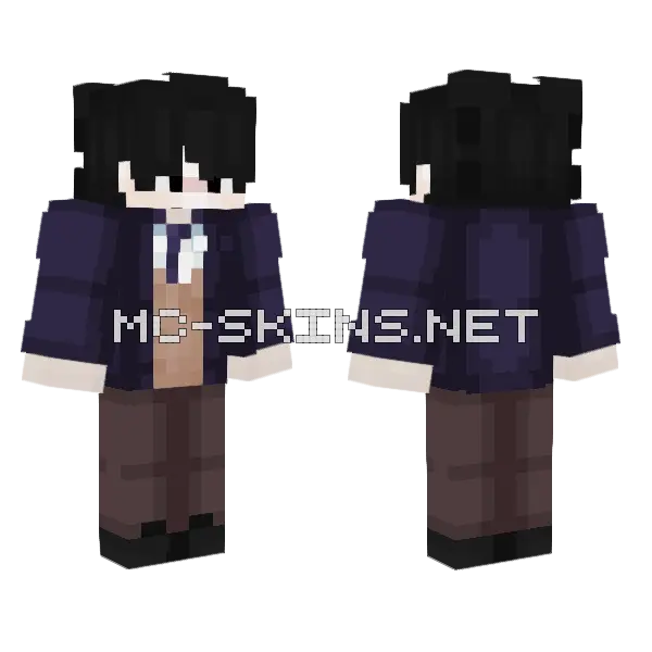 Farrukh Sensei Minecraft skin, front and back