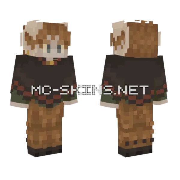Faun Minecraft skin, front and back