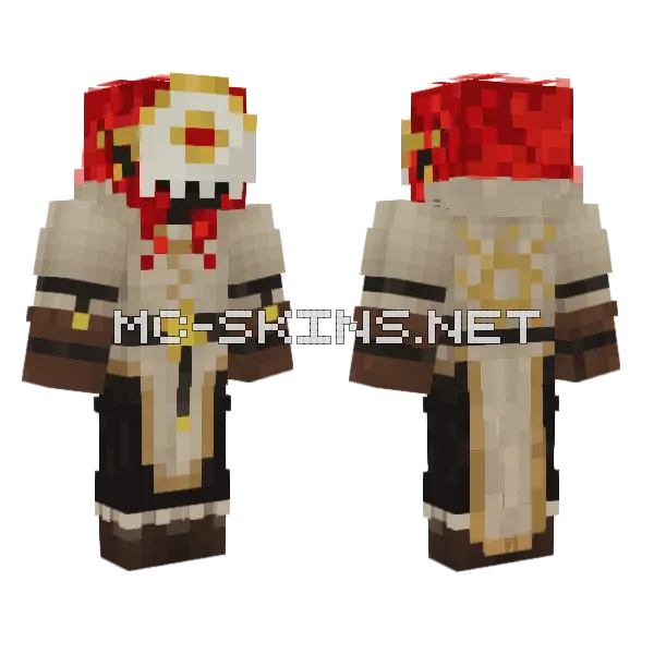 Fawfwa Monster Skin Minecraft skin, front and back