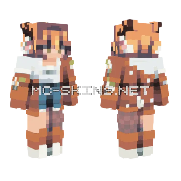 Fawn Sfa 6 Minecraft skin, front and back