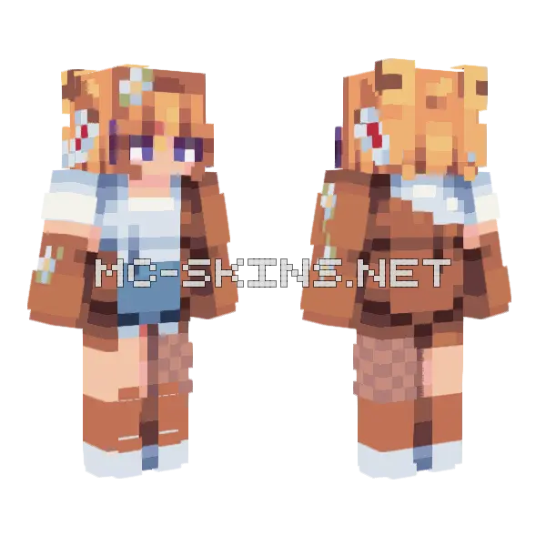 Fawning Over Memories SFA 9 Minecraft skin, front and back