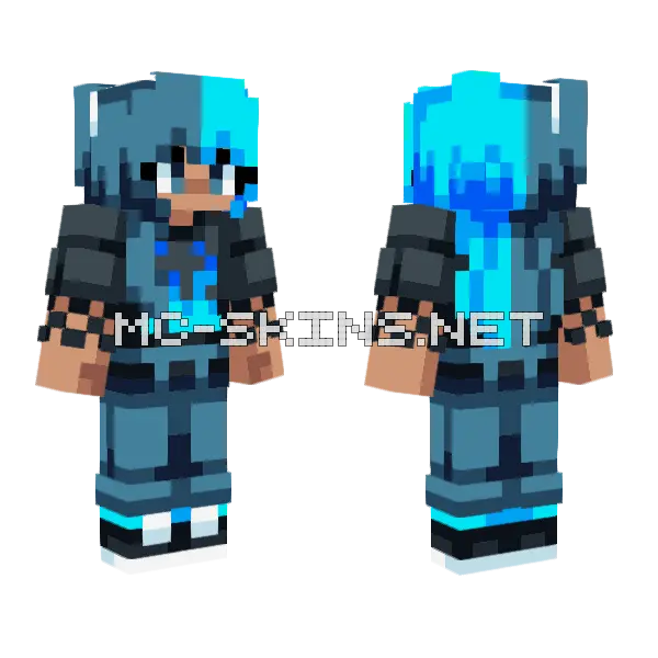 Fay Grunge Teens Minecraft skin, front and back
