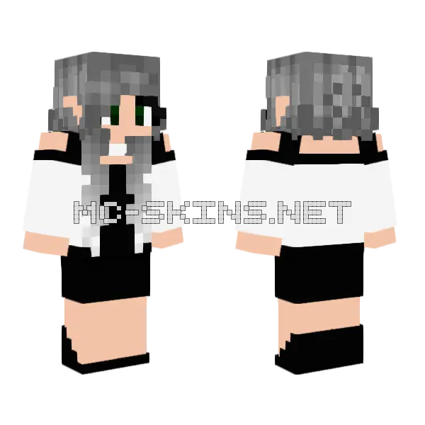 Faylen Casual Minecraft skin, front and back