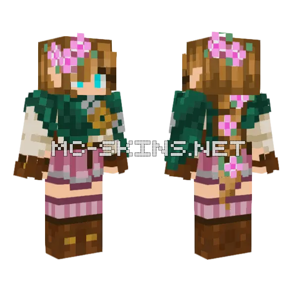 Fb S4 Ember Final Minecraft skin, front and back