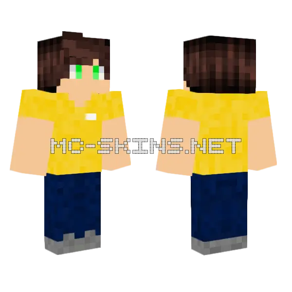 Fdsav Minecraft skin, front and back