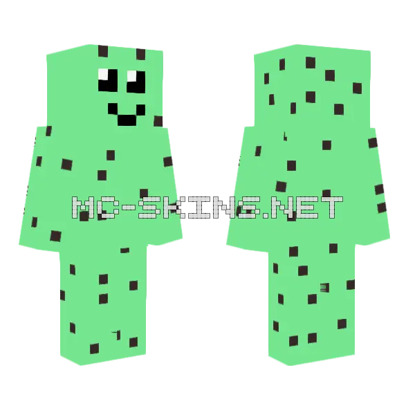 Feed Me Ice Cream Minecraft skin, front and back