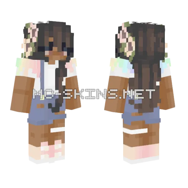 Feeling Like Spring Soon Minecraft skin, front and back