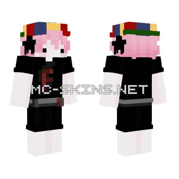 Fefe Equipe Fefete 2 0 Minecraft skin, front and back