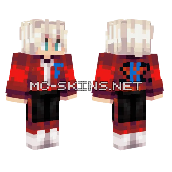 Feilx 2025 Mixtape Minecraft skin, front and back