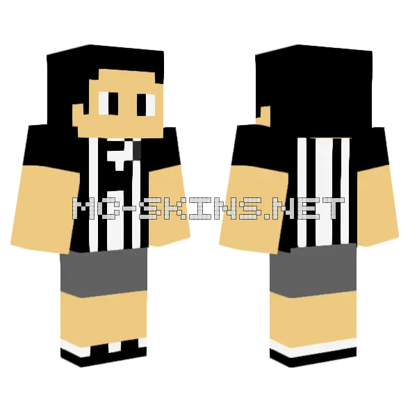 Felipe Neto Minecraft skin, front and back