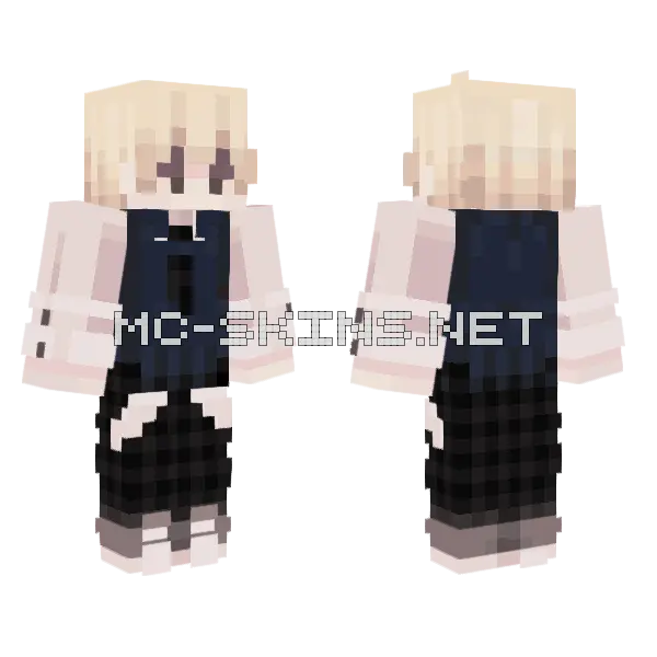 Felix Lee Minho SKZ Minecraft skin, front and back