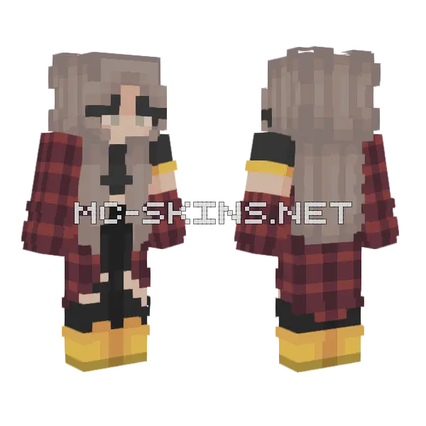 Fell In Love Once Minecraft skin, front and back