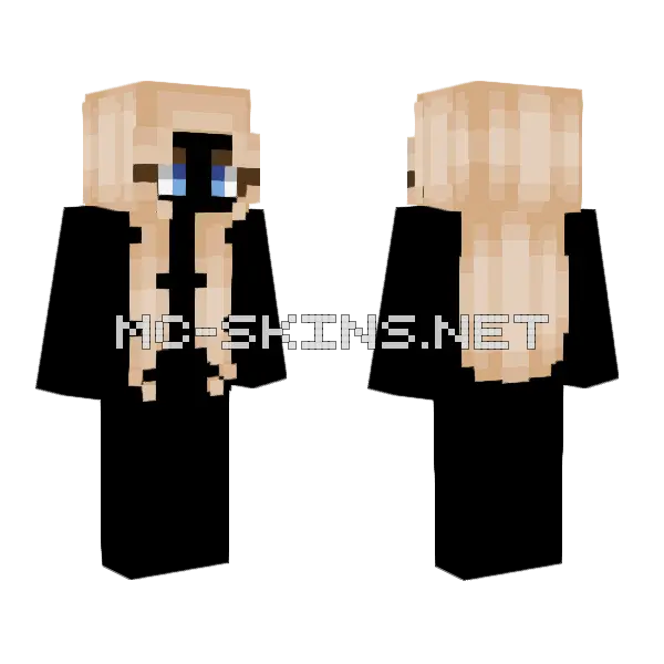 Female HB Blonde Minecraft skin, front and back