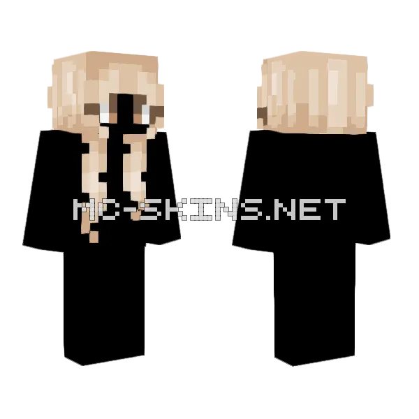 Female HB Dirty Blonde Minecraft skin, front and back