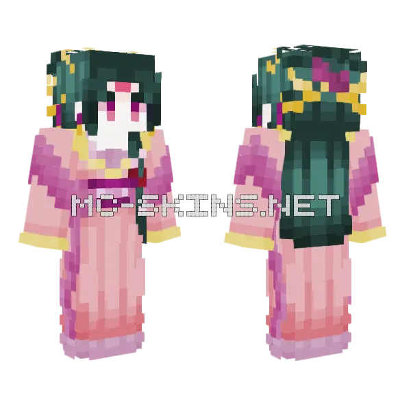 Fengxian The Apothecary Diaries Maomao S Mother 2 Minecraft skin, front and back
