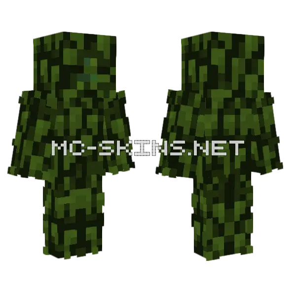 Fern Monster Minecraft skin, front and back