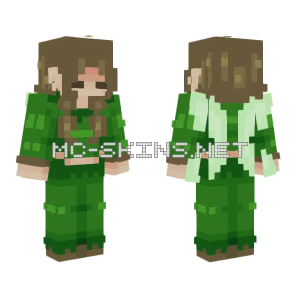 Fern Skin Minecraft skin, front and back
