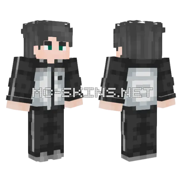 Fertfrgtyhrsfdhtdf Boy Minecraft skin, front and back