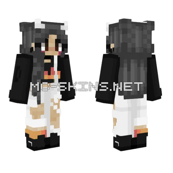 Fgdfg Girl Minecraft skin, front and back