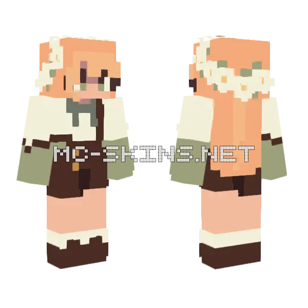 Fields RC Minecraft skin, front and back