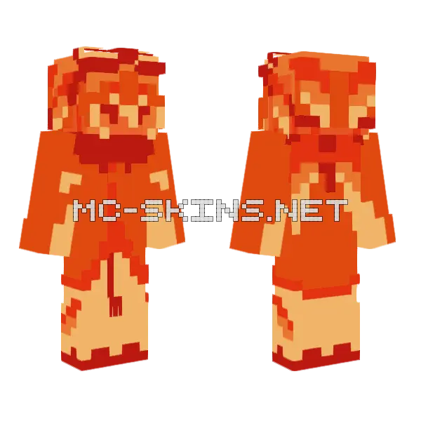Fiery Phoenix Avatar, front and back