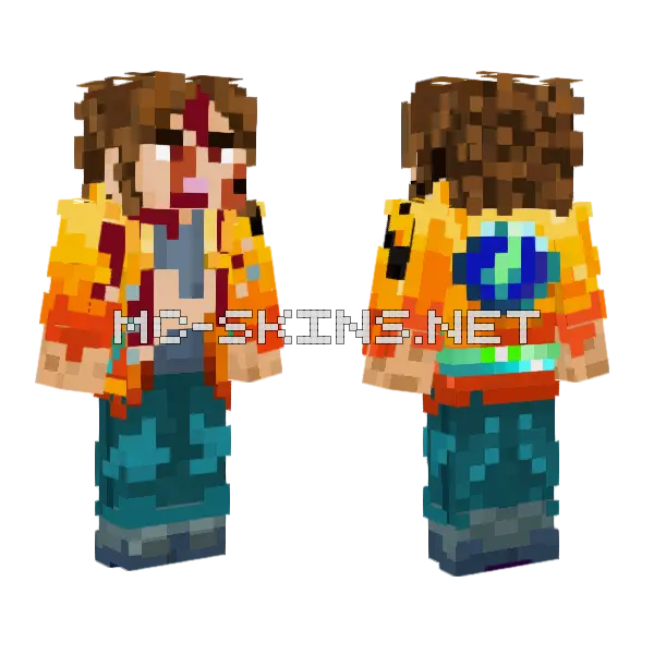 Fiery Warrior, front and back
