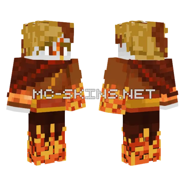 Fiery Warrior, front and back