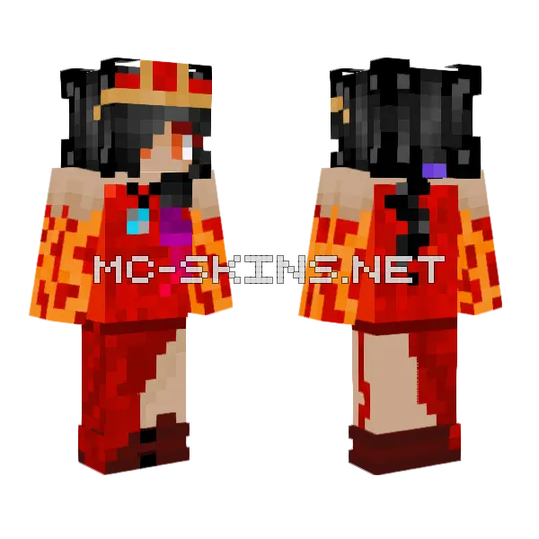 Fiery Warrior, front and back