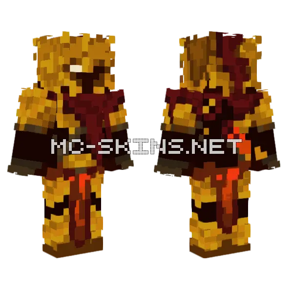 Fiery Warrior, front and back