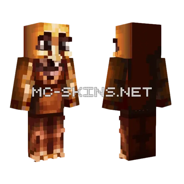 Fiery Warrior Suit, front and back