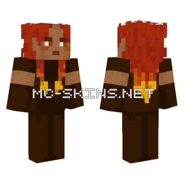 Fiery Woman, front and back