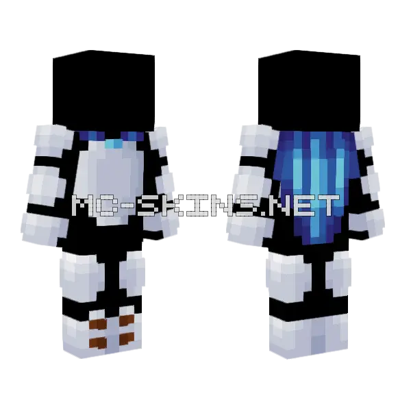 Fight Until The End Ob Minecraft skin, front and back