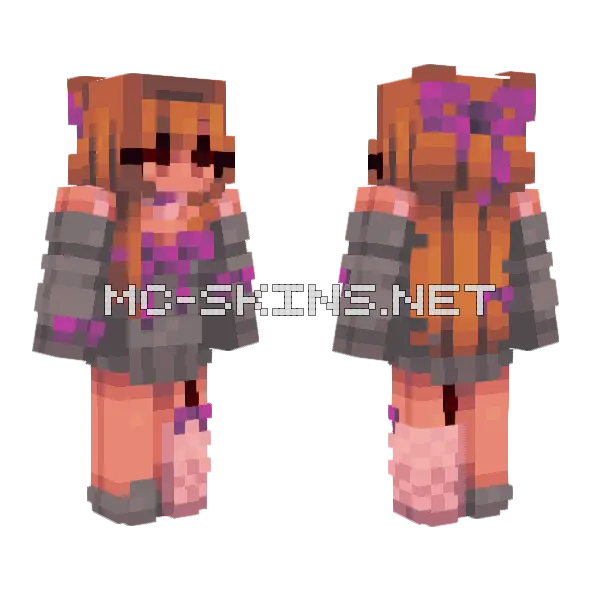 Figure Skating SF 98 FF Minecraft skin, front and back