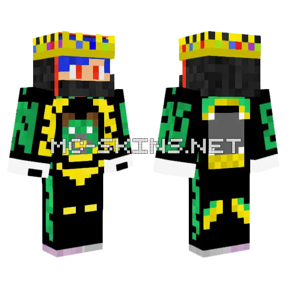 Filip Minecraft skin, front and back