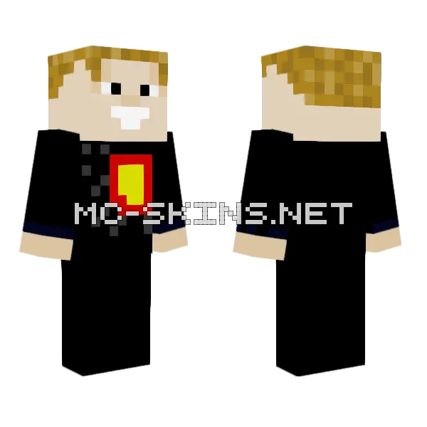 Filip Czarodziej Hogwart Minecraft skin, front and back