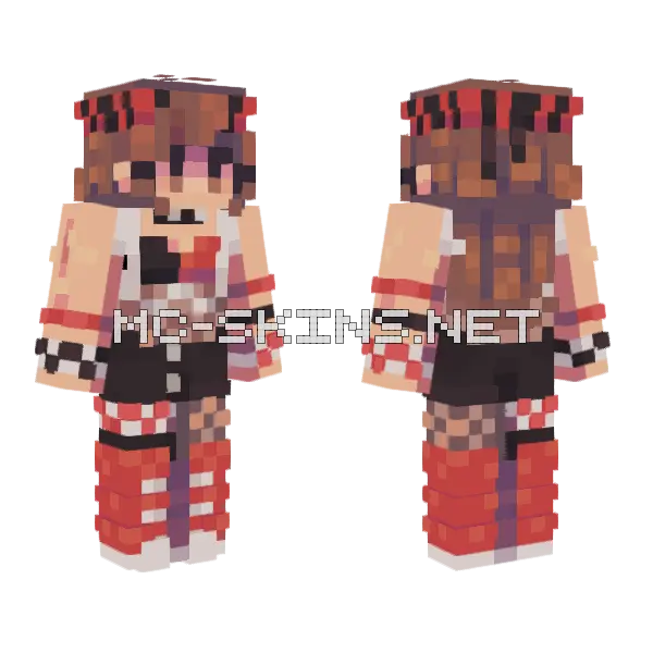 Final Lap SFA Minecraft skin, front and back