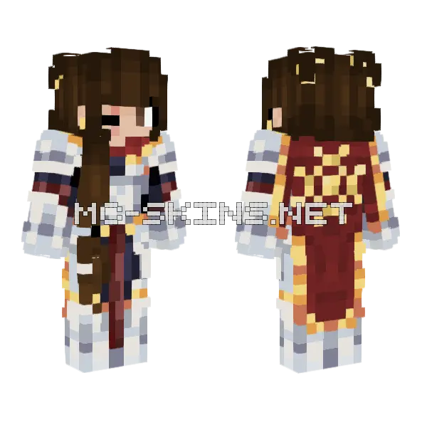 Final OC Cueva Minecraft skin, front and back