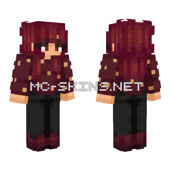 Fine Without You Remake Minecraft skin, front and back