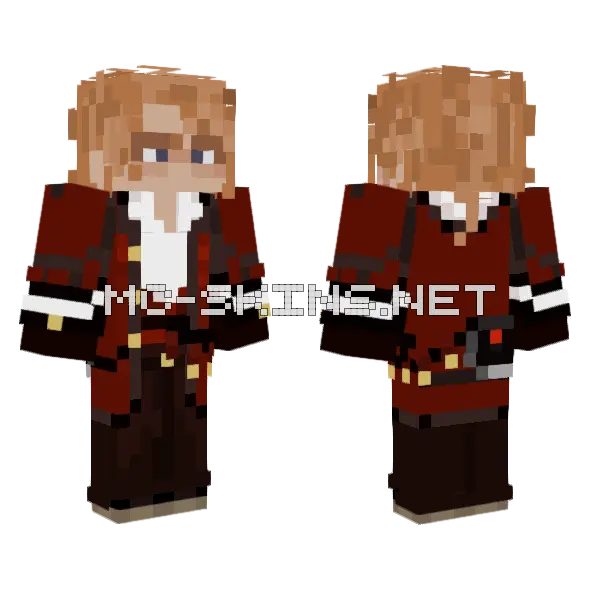 Finik Patch Minecraft skin, front and back