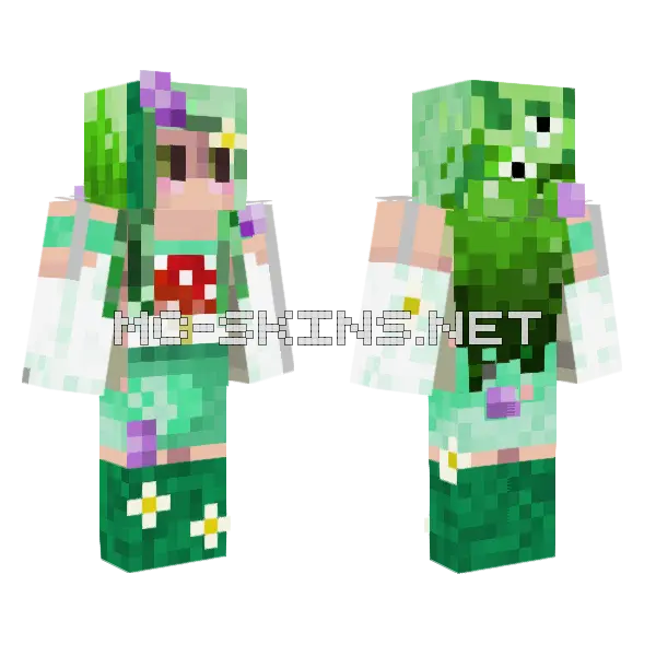 Firefly Spring 01 Minecraft skin, front and back