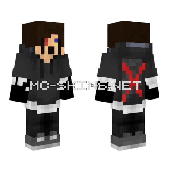 Firelight Dead Minecraft skin, front and back