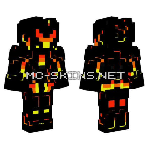 Firemen22 S Robot Minecraft skin, front and back