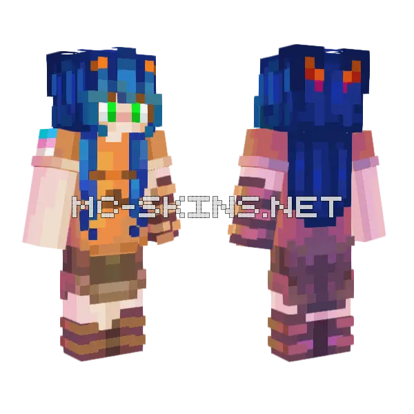 First Good Skin D Minecraft skin, front and back