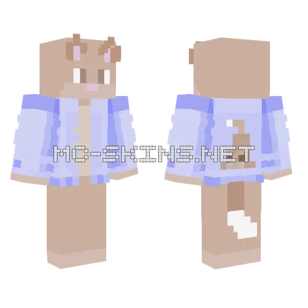 First Kitty Armie Minecraft skin, front and back