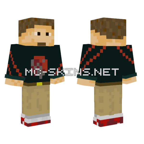 First Skin Minecraft skin, front and back